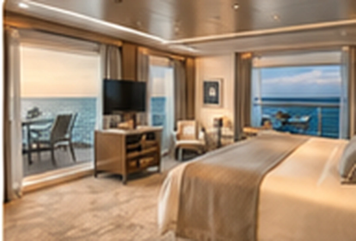 Suite vista oceano Explora Journeys con terrazza privata